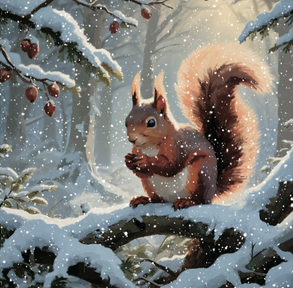 Sunset Squirrel